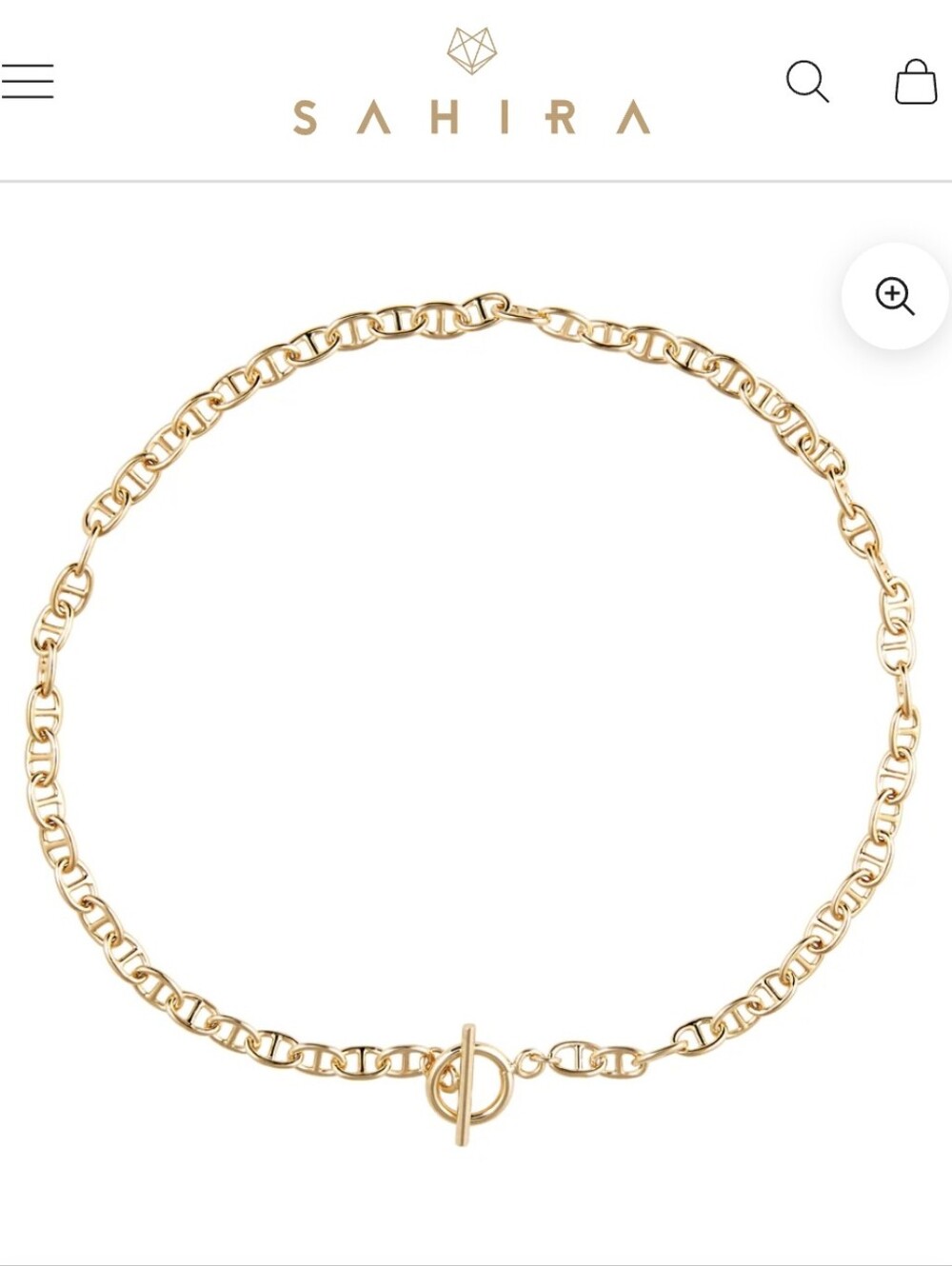 Sahira Taylor Toggle Chain Necklace